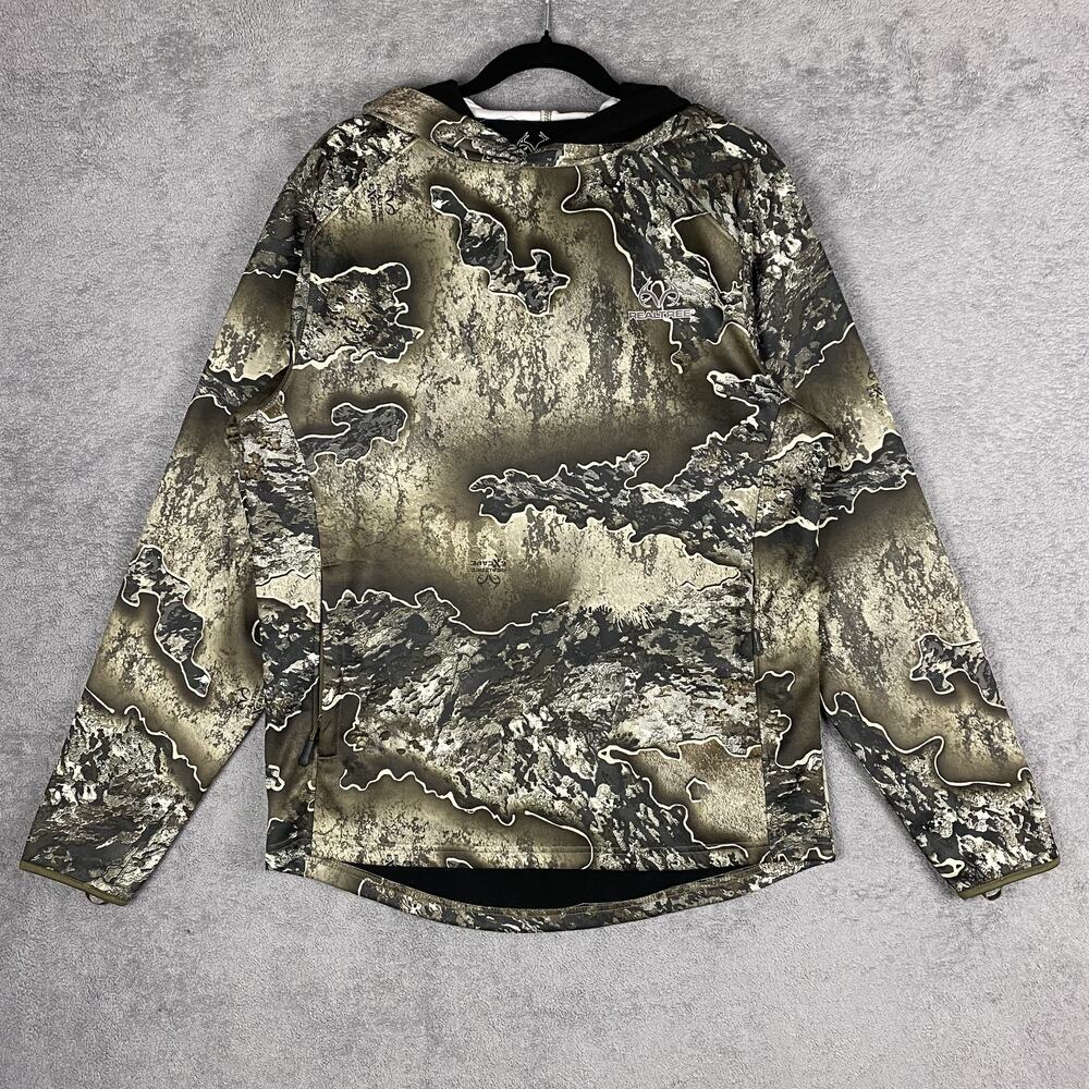 Realtree Hoodie Mens Medium Camo Pullover Hooded Sweatshirt Outdoor Hunting Gear